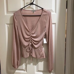 Charlotte Russe sexy blush pink top. M-NWT